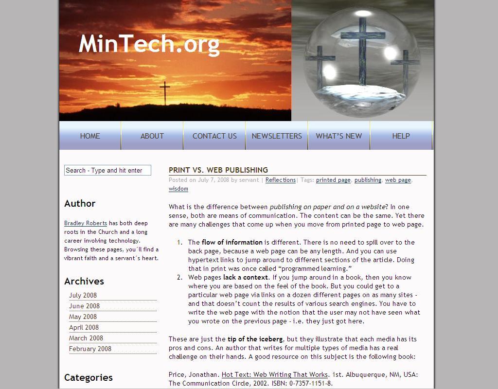 Ministry Technology